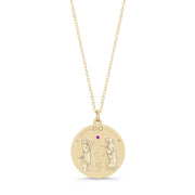 Spirit Unity Talisman 10k Gold Necklace Benefiting Beth's Furry Friends