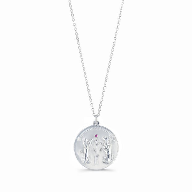 Spirit Unity Talisman Sterling Silver Necklace Benefiting Beth's Furry Friends