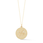 Butterfly Gold Plated Charm Chain Necklace