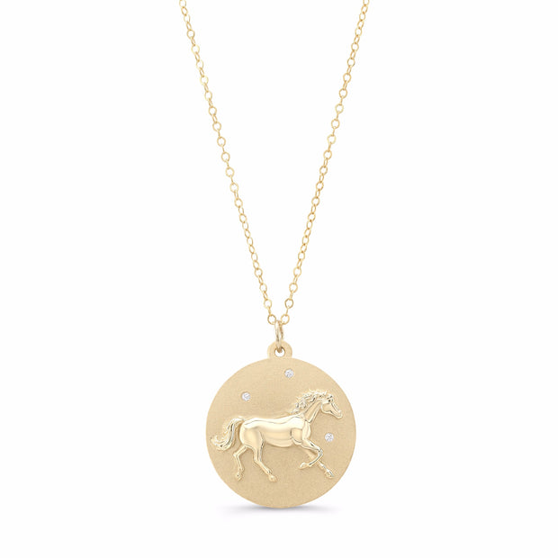 Horse Charm Chain Necklace